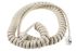RS PRO Male RJ9 to Male RJ9 Telephone Extension Cable, Cream Sheath