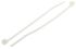 HellermannTyton Cable Tie, 80mm x 2.5 mm, Natural Nylon, Pk-100