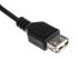RS PRO USB 2.0 Cable, Male USB A to Female USB A  Cable, 1m