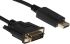 RS PRO Male DisplayPort to Male DVI-D, PVC  Cable, 1080p, 1m