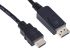 RS PRO Male DisplayPort to Male HDMI, PVC  Cable, 1080p, 5m