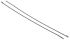 RS PRO Cable Tie, Ball Lock, 360mm x 4.6 mm 316 Stainless Steel