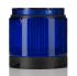 řada: 856T Maják barva čočky Modrá LED barva pouzdra Černá základna 70mm 24 V AC/DC