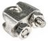 RS PRO Stainless Steel 3mm Diameter Wire Rope Clamp