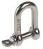 RS PRO D-Shackle, Stainless Steel, 120kg
