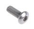 RS PRO M3 x 8mm Hex Socket Button Screw Stainless Steel