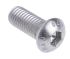 RS PRO M8 x 20mm Hex Socket Button Screw Stainless Steel
