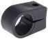 RS PRO Black PE Cable Clip, 22.8mm Max. Bundle