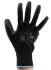 RS PRO Black Abrasion Resistant, Tear Resistant Work Gloves, Size 10, XL, Polyurethane Coating