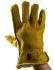 RS PRO Yellow Leather Thermal Work Gloves, Size 9, Large