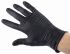 RS PRO Black Powder-Free Nitrile Disposable Gloves, Size 7, Small, Food Safe