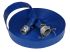 RS PRO Flat roll-up hose with couplings, 3 bar, 50m Long