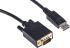 RS PRO Male DisplayPort to Male VGA, PVC Cable, 1080p, 1m