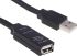 Cable USB 2.0 Startech, con A. USB A Macho, con B. USB A Hembra, long. 10m, color Negro