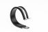 Abrazadera de cable RS PRO de Acero Chapado Negro, montaje: Tornillo, Ø cable máx. 32mm, 12.7 x 1.4mm