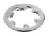 A2 304 Stainless Steel Internal Tooth Shakeproof Washer, M2.5, DIN 6797J