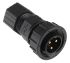 Amphenol Industrial Circular Connector, 3 Contacts, Cable Mount, Plug, Male, IP67, X-Lok Series