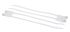 HellermannTyton Cable Tie, Inside Serrated, 205mm x 29 mm, Natural Polyamide 6.6 (PA66), Pk-50