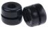 HellermannTyton Black PVC 6mm Cable Grommet for Maximum of 4mm Cable Dia.