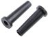 HellermannTyton Black PVC 9mm Cable Grommet for Maximum of 5.5mm Cable Dia.