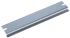 Fibox Steel Unperforated DIN Rail, Top Hat Compatible, 140mm x 35mm x 8mm