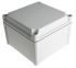 Fibox SOLID PC Series Grey Polycarbonate Enclosure, IP67, Grey Lid, 188 x 188 x 130mm