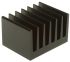 Heatsink, Universal Rectangular Alu, 2.5K/W, 50 x 66 x 40mm