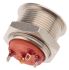 APEM Illuminated Push Button Switch, Momentary, Panel Mount, 19.2mm Cutout, SPST, Red LED, 24/48V dc