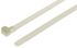 HellermannTyton Cable Tie, Releasable, 250mm x 7.6 mm, Natural Polyamide 6.6 (PA66), Pk-100