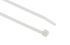 HellermannTyton Cable Tie, 300mm x 4.7 mm, Natural Polyamide 6.6 (PA66), Pk-100