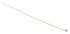 HellermannTyton Cable Tie, 240mm x 2.8 mm, Natural Polyamide 6.6 (PA66), Pk-100