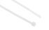 HellermannTyton Cable Tie, 145mm x 2.5 mm, Natural Polyamide 6.6 (PA66), Pk-100