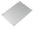 OKW DATEC Series Grey, White ABS Desktop Enclosure, Sloped Front, 130 x 180 x 86mm
