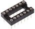 Winslow 2.54mm Pitch Vertical 14 Way, Through Hole Turned Pin Open Frame IC Dip Socket, 5A