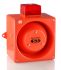 Clifford & Snell YL80 Series Red Sounder Beacon, 24 V dc, IP66, Side Mount, 116dB at 1 Metre
