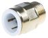 John Guest Straight Brass Push Fit Fitting 15mm 1/2 in BSP Male