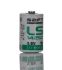 Saft Lithium Thionyl Chloride 3.6V, 1/2 AA Battery