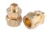 RS PRO Brass Compression Fitting, Straight Coupler