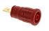 Hirschmann Test & Measurement Red Female Banana Socket, 4 mm Connector, 32A, 1000V ac/dc, Gold Plating