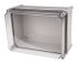 CAHORS GRP Combiester Series Grey Fibreglass Enclosure, IP66, Transparent Lid, 360 x 270 x 201mm