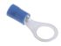 RS PRO Insulated Ring Terminal, M8 Stud Size, 1.5mm² to 2.5mm² Wire Size, Blue