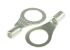 RS PRO Uninsulated Crimp Ring Terminal, 1.5mm² to 2.5mm², 16AWG to 14AWG, M8 Stud Size