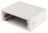 Caja de consola METCASE, serie Mettec, de Aluminio de color Blanco, 230 x 180 x 85mm