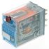Releco DPDT 24V ac Latching Relay, 5A Plug In