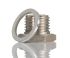 Norgren 1/4 in Male Nickel Plated Brass Plug Fitting for G1/4in