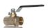 Norgren Nickel Plated Brass Full Bore, 2 Way, Ball Valve, Rp 1/4in, -0.4 → 40bar Operating Pressure