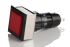EAO, 61, Panel Mount Red LED Pilot Light, 16mm Cutout, IP65, Square