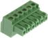Phoenix Contact 3.81mm Pitch 6 Way Pluggable Terminal Block, Plug, Cable Mount, Screw Termination