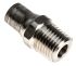 Legris LF3800 Series Straight Threaded Adaptor, R 1/4 Male to Push In 6 mm, Threaded-to-Tube Connection Style