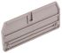Weidmuller Z Series End Cover for Use with DIN Rail Terminal Blocks